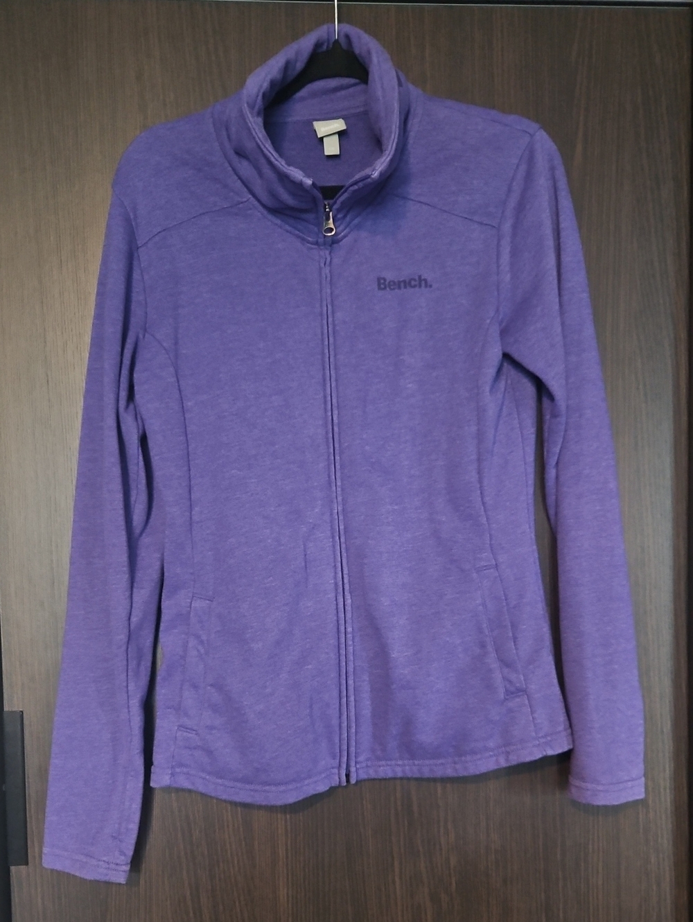 Bench Purple Full-Zip Sweater